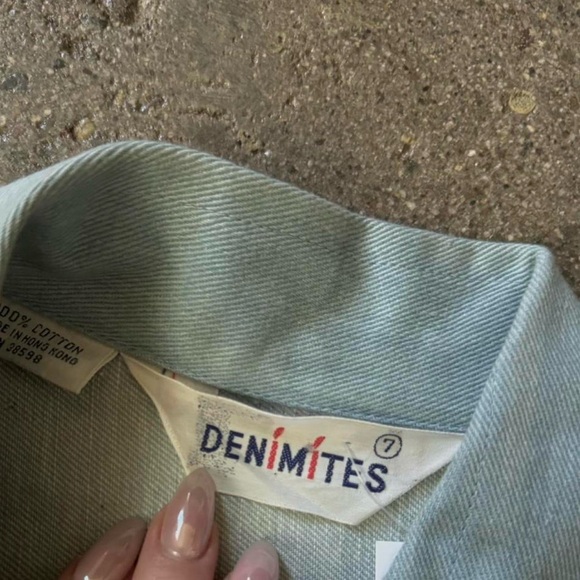 70’s Denimites Studded Eiffel Tower Blouse - Picture 9 of 9